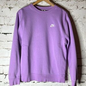 NIKE Men’s purple crewneck sweatshirt S